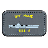 U.S. Navy Custom Ship Sticker Stickers and Decals KittyHawk.sticker