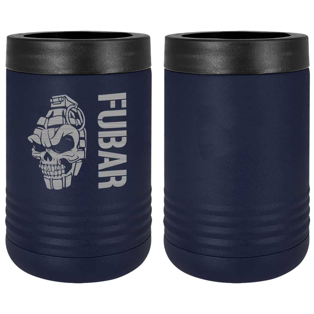 FUBAR Skull Grenade Laser Engraved Beverage Holder Mugs LEIH.0263.N