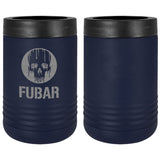 Melting Skull FUBAR Laser Engraved Beverage Holder Mugs LEIH.0265.N