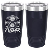 80's Gorilla This Is FUBAR Laser Engraved Vacuum Sealed 20oz Tumbler Mugs LET.0264.N