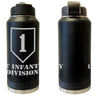 1st Infantry Division Laser Engraved Vacuum Sealed Water Bottles 32oz Water Bottles LEWB.0071.B