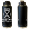 10th Mountain Division Laser Engraved Vacuum Sealed Water Bottles 32oz Water Bottles LEWB.0083.B