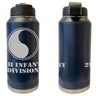 29th Infantry Division Laser Engraved Vacuum Sealed Water Bottles 32oz Water Bottles LEWB.0091.N