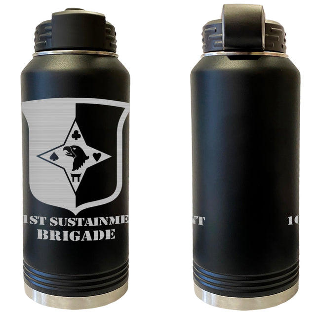 101st Sustainment Brigade Laser Engraved Vacuum Sealed Water Bottles 32oz Water Bottles LEWB.0102.B