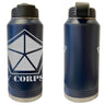 Army V Corps Laser Engraved Vacuum Sealed Water Bottles 32oz Water Bottles LEWB.0115.N