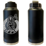 Laser Engraved Vacuum Sealed Water Bottles 32oz - Army Badges Water Bottles LEWB.0127.B