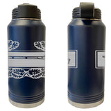 Laser Engraved Vacuum Sealed Water Bottles 32oz - Army Badges Water Bottles LEWB.0130.N