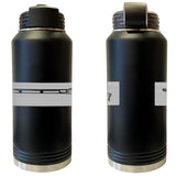 Laser Engraved Vacuum Sealed Water Bottles 32oz - Army Badges Water Bottles LEWB.0140.B