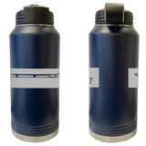 Laser Engraved Vacuum Sealed Water Bottles 32oz - Army Badges Water Bottles LEWB.0140.N