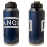 Laser Engraved Vacuum Sealed Water Bottles 32oz - Army Badges Water Bottles LEWB.0150.N