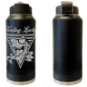 Feeling Lucky Dinosaur Laser Engraved Vacuum Sealed Water Bottles 32oz Water Bottles LEWB.0165.B