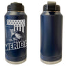 'Merica Eagle Beer Laser Engraved Vacuum Sealed Water Bottles 32oz Water Bottles LEWB.0169.N