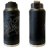 Skater Grimm Reaper Laser Engraved Vacuum Sealed Water Bottles 32oz Water Bottles LEWB.0172.B