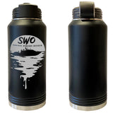 SWO - Surface Warfare Officer Laser Engraved Vacuum Sealed Water Bottles 32oz Water Bottles LEWB.0173.B