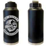 We Accept the Challenge Laser Engraved Vacuum Sealed Water Bottles 32oz Water Bottles LEWB.0176.B