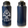 FUBAR Fiery Skull Ace Laser Engraved Vacuum Sealed Water Bottles 32oz Water Bottles LEWB.0262.N