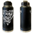 Snake an Skull FUBAR Laser Engraved Vacuum Sealed Water Bottles 32oz Water Bottles LEWB.0266.B