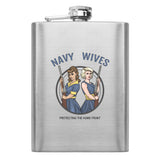 Military Wives Protecting the Homefront 8 oz. Flasks Flasks LGFlask.0118