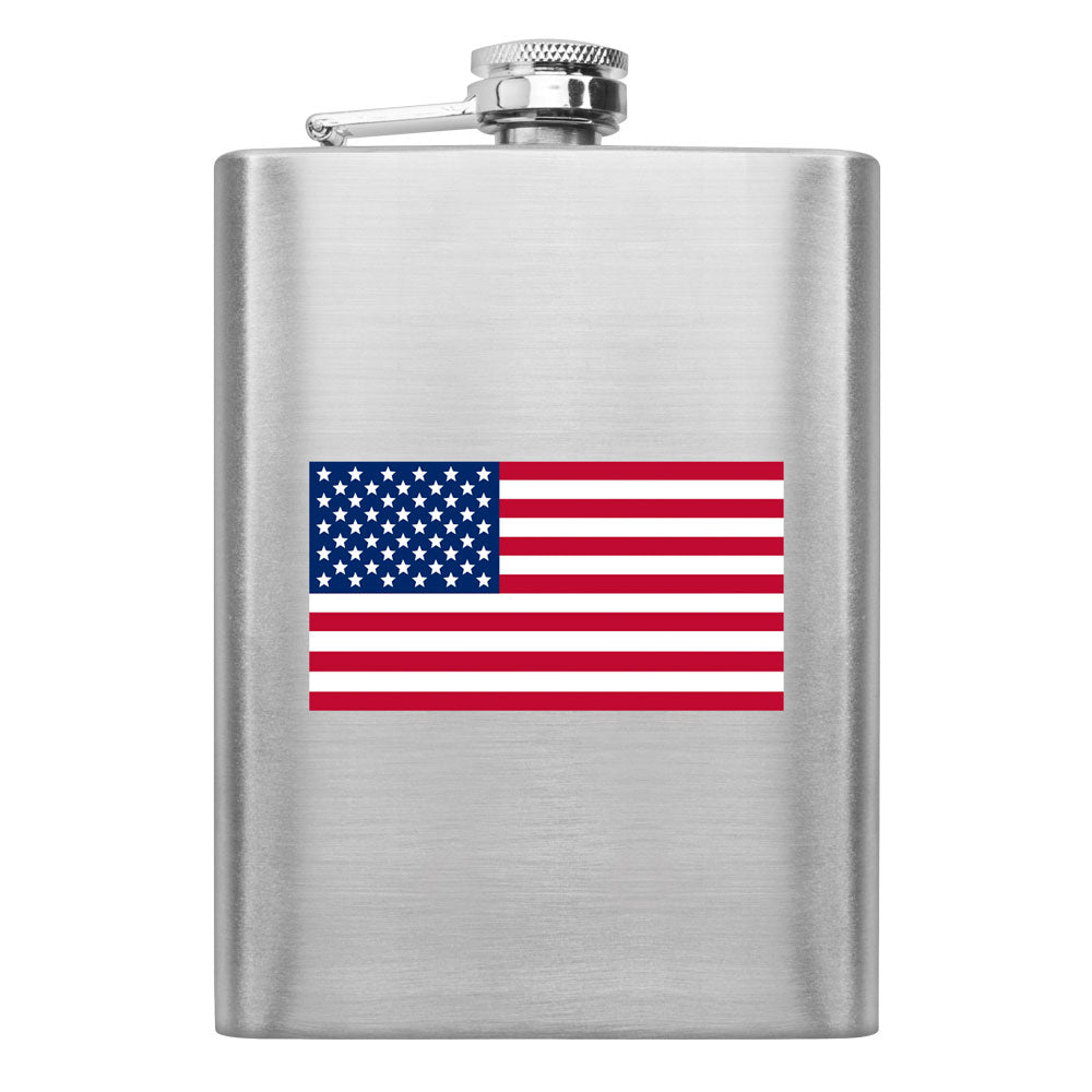 U.S. Flag 8 oz. Flask Flasks 