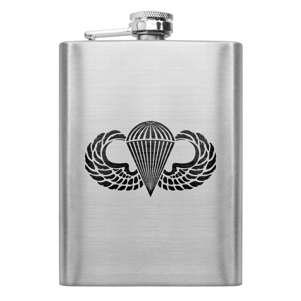 Army Subdued Badge 8 oz. Flasks Flasks LGFlask.0294