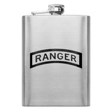 Army Subdued Badge 8 oz. Flasks Flasks LGFlask.0296