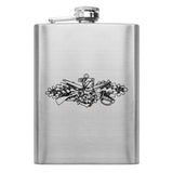 Army Subdued Badge 8 oz. Flasks Flasks LGFlask.0304