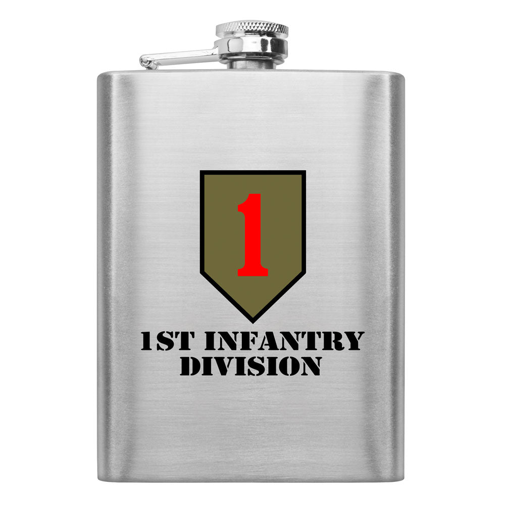 Full Color Army Unit 8 oz. Flasks Flasks LGFlask.0126