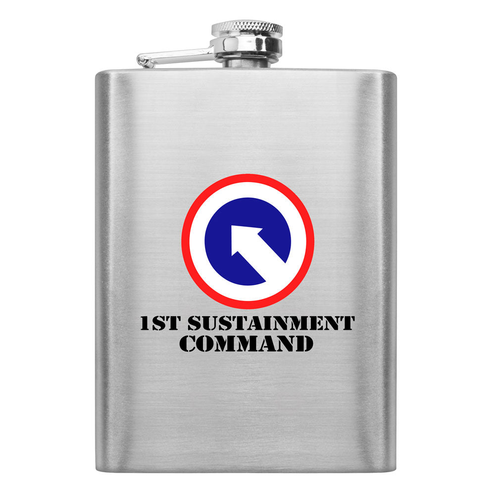 Full Color Army Unit 8 oz. Flasks Flasks LGFlask.0128