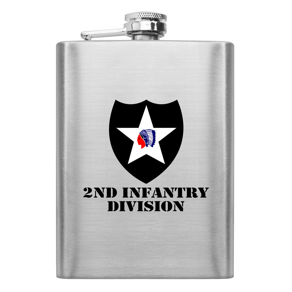 Full Color Army Unit 8 oz. Flasks Flasks LGFlask.0132