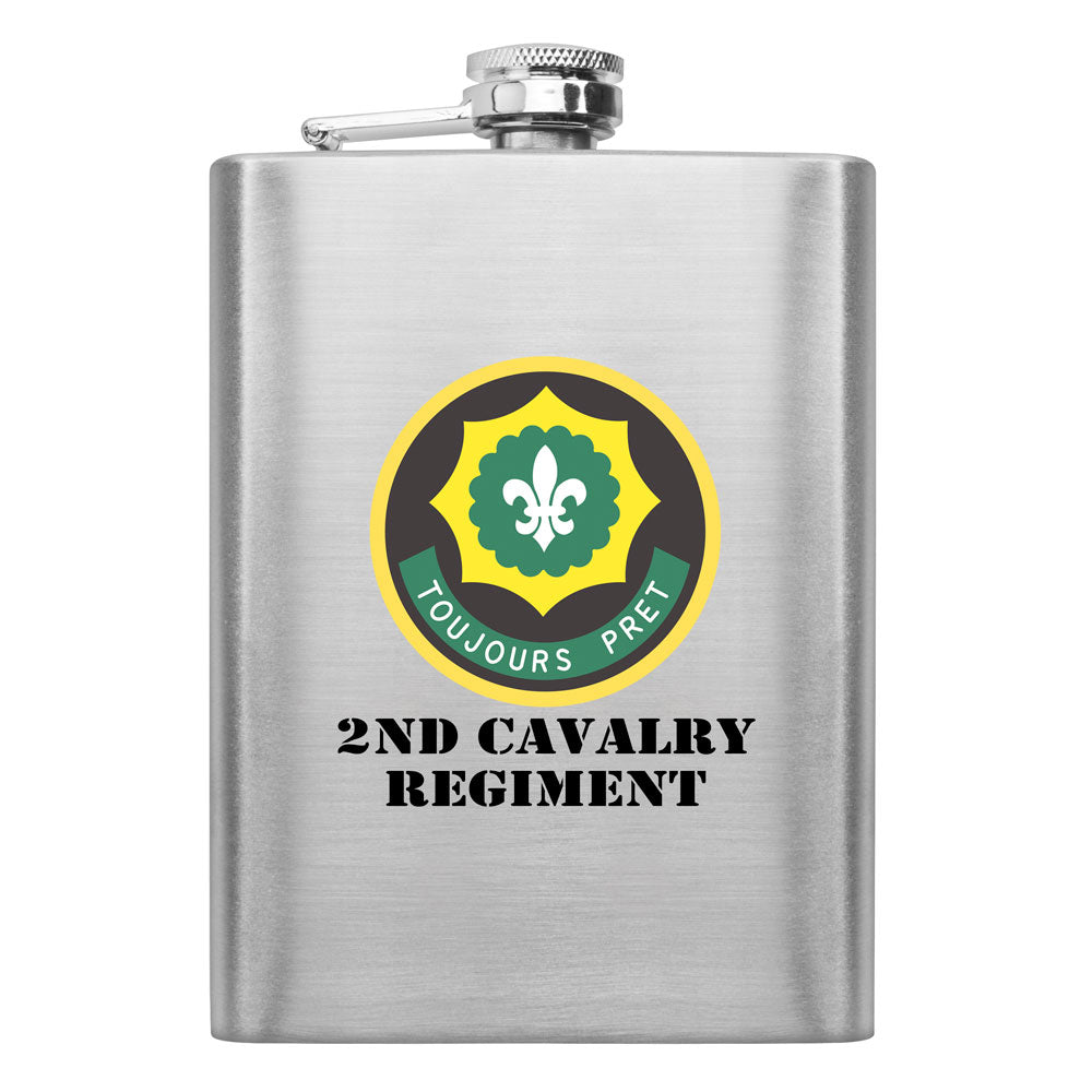 Full Color Army Unit 8 oz. Flasks Flasks LGFlask.0134