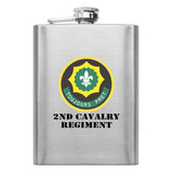 Full Color Army Unit 8 oz. Flasks Flasks LGFlask.0134