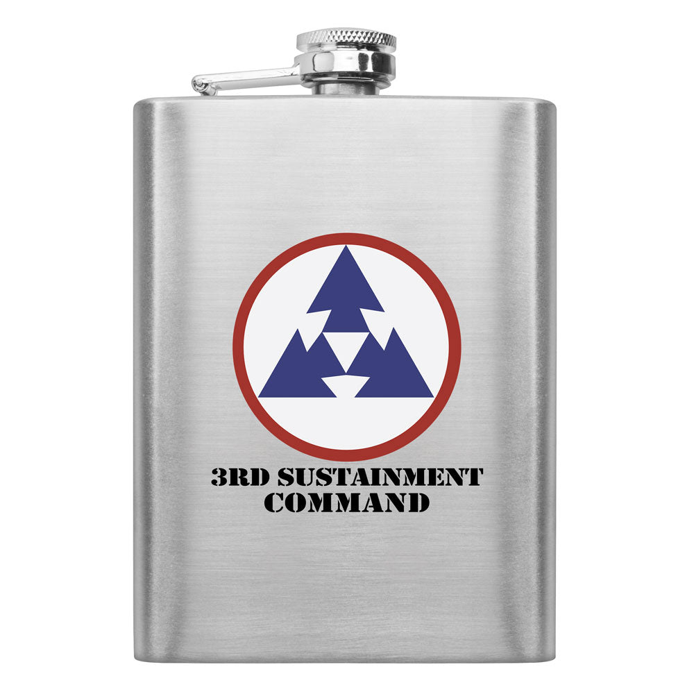 Full Color Army Unit 8 oz. Flasks Flasks LGFlask.0142