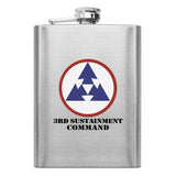 Full Color Army Unit 8 oz. Flasks Flasks LGFlask.0142