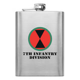 Full Color Army Unit 8 oz. Flasks Flasks LGFlask.0145