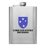 Full Color Army Unit 8 oz. Flasks Flasks LGFlask.0151