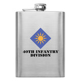 Full Color Army Unit 8 oz. Flasks Flasks LGFlask.0156