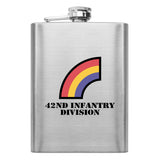 Full Color Army Unit 8 oz. Flasks Flasks LGFlask.0158