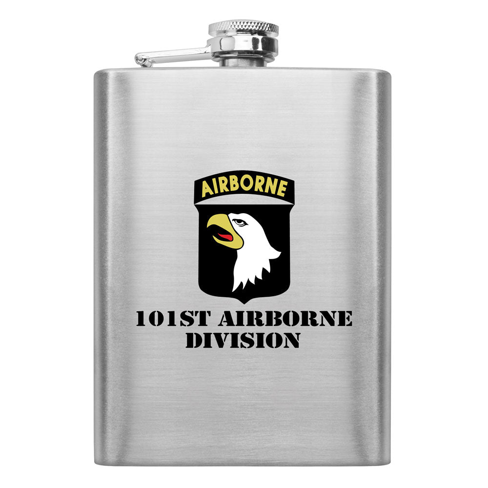 Full Color Army Unit 8 oz. Flasks Flasks LGFlask.0162