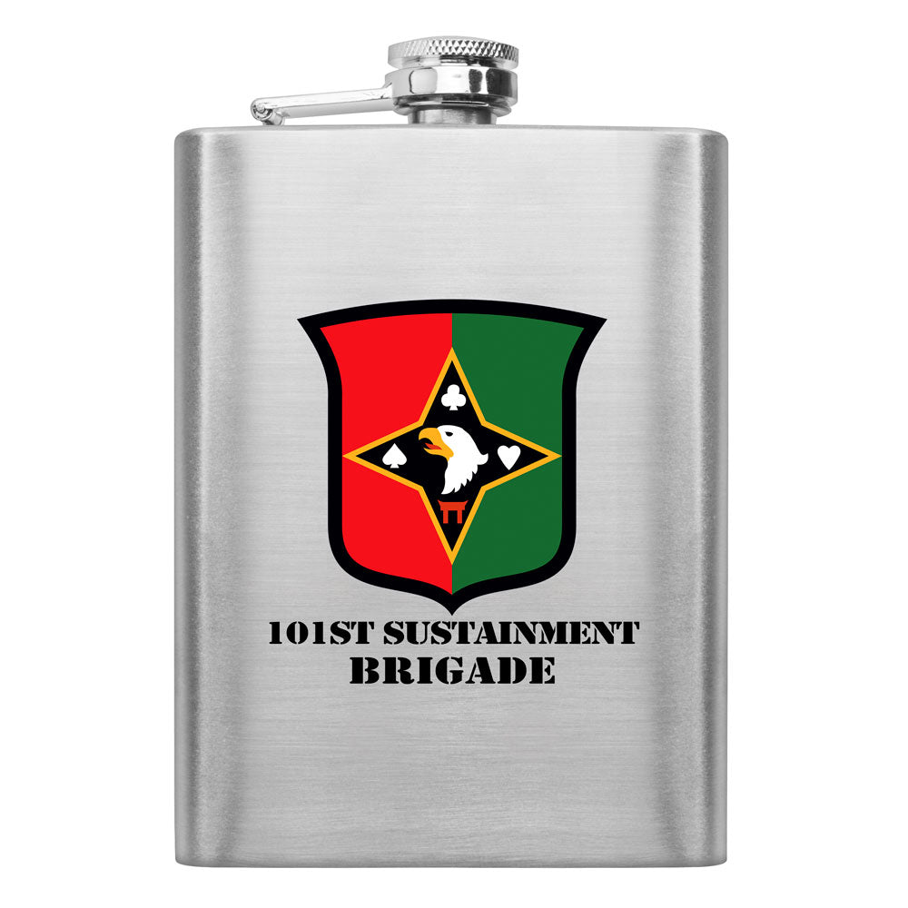 Full Color Army Unit 8 oz. Flasks Flasks LGFlask.0163