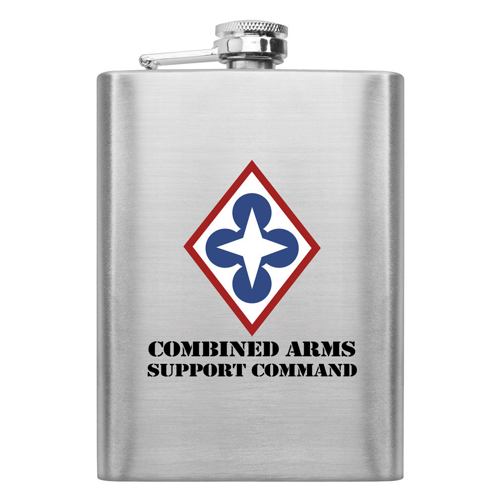 Full Color Army Unit 8 oz. Flasks Flasks LGFlask.0172