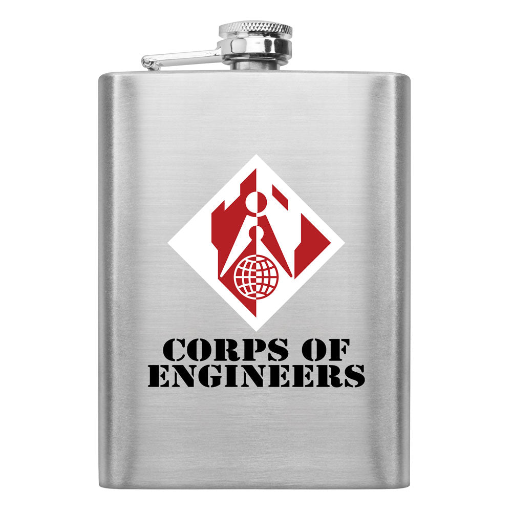 Full Color Army Unit 8 oz. Flasks Flasks LGFlask.0173