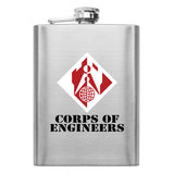 Full Color Army Unit 8 oz. Flasks Flasks LGFlask.0173