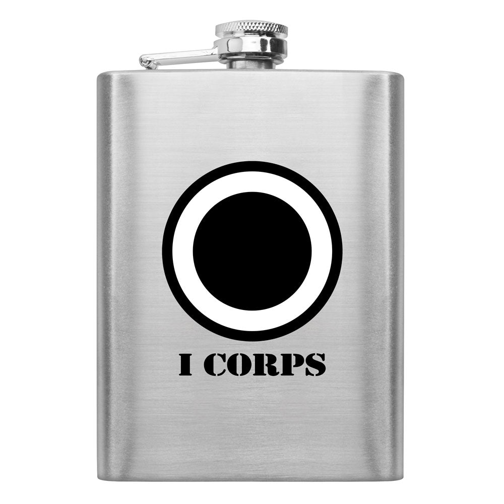 Full Color Army Unit 8 oz. Flasks Flasks LGFlask.0175