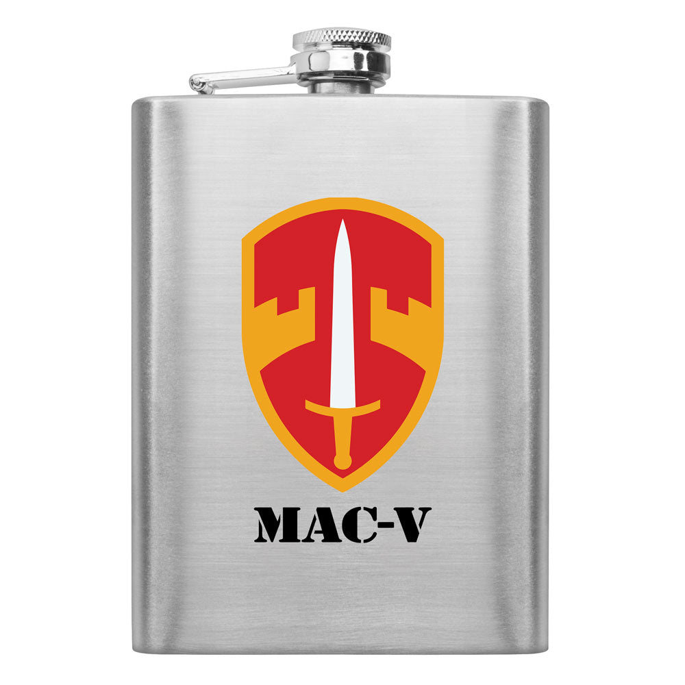 Full Color Army Unit 8 oz. Flasks Flasks LGFlask.0177