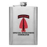 Full Color Army Unit 8 oz. Flasks Flasks LGFlask.0182