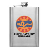 Full Color Army Unit 8 oz. Flasks Flasks LGFlask.0165