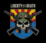 Liberty or Death Arizona Skull T-Shirt Shirts 