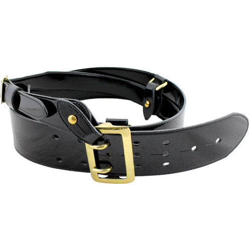 Marine Corps Officer Ceremonial Patent Leather Belt with Strap Dress Uniform Accessories MCU00933