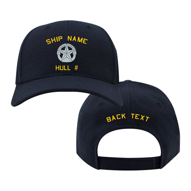 U.S. Navy Custom Ship Cap - Navy Command Hats and Caps 