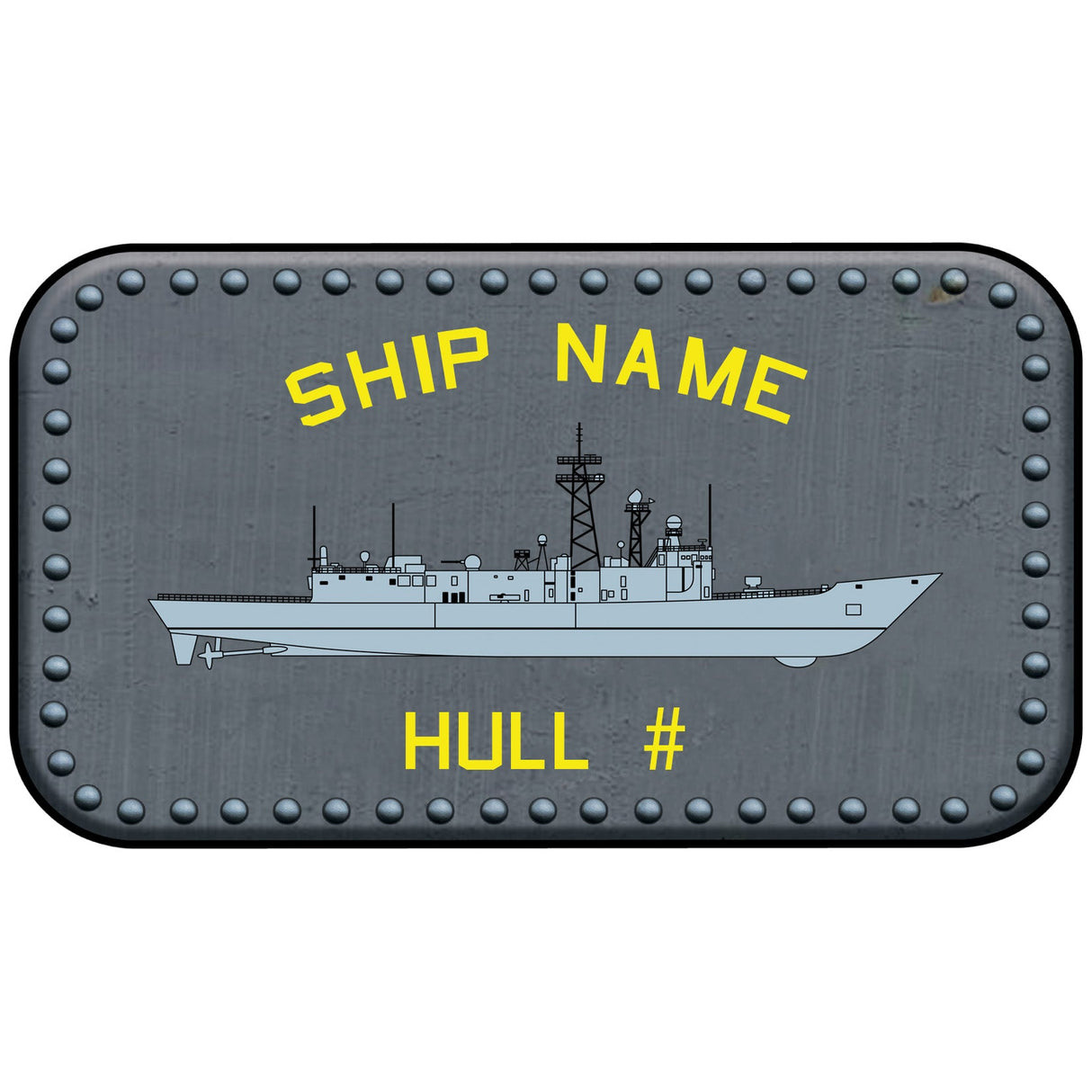 U.S. Navy Custom Ship Sticker Stickers and Decals Perry.sticker